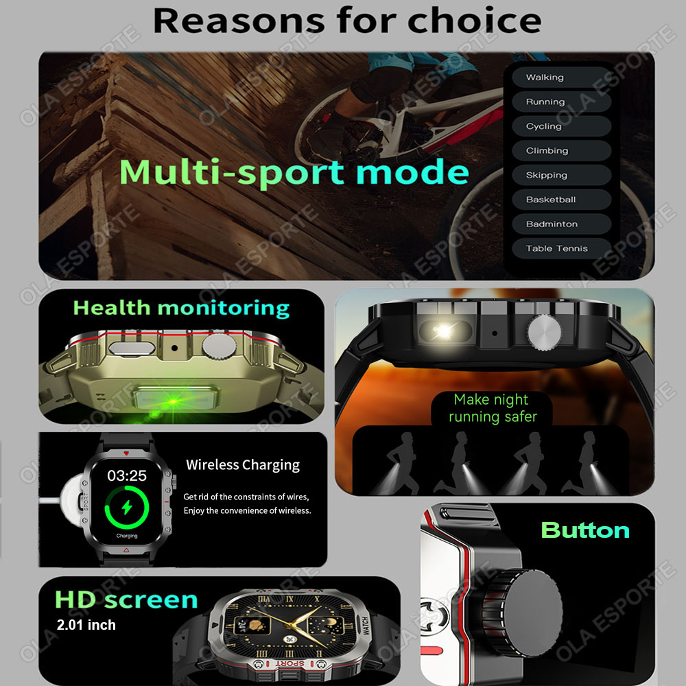 2026年新型ミリタリースマートウォッチ メンズ IP67  - Phase Esports & Gaming Festival のレビューと価格
